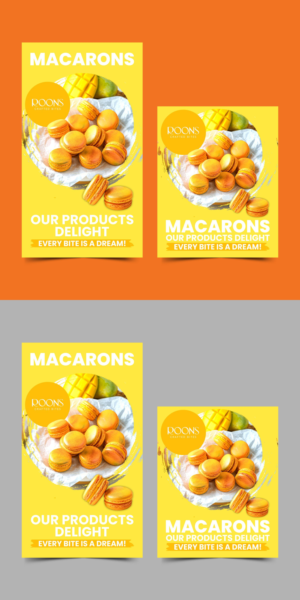 Ad design for a macarons brand  | Banner-Design von Fat Bat Man