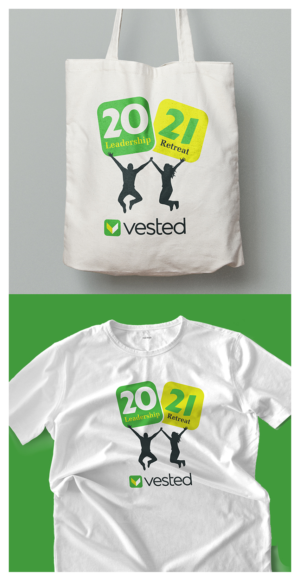 Tshirt/Canvas Bag Design for Fintech Marketing Company - Vested | Graphic Design by see why