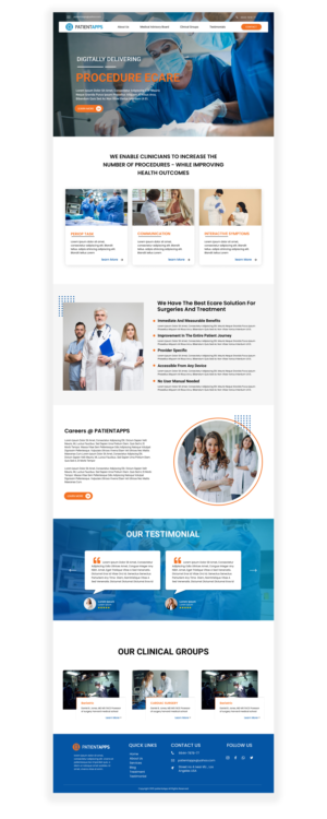 Digital Medical Care Start-up: New Web Design Needed | Web Design by Adeel Rahman