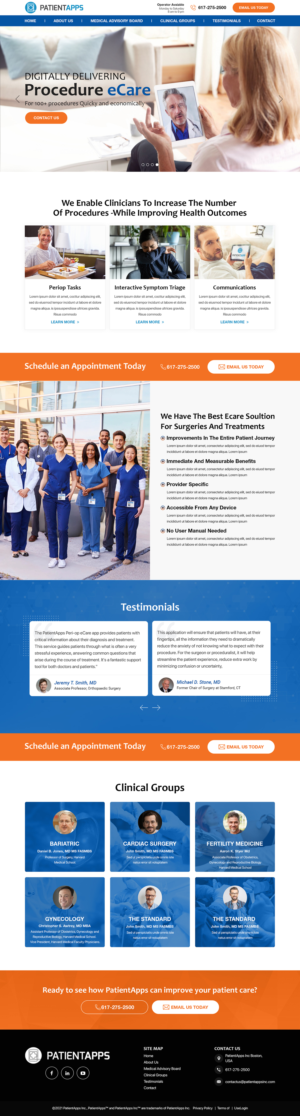 Digital Medical Care Start-up: New Web Design Needed | Web Design by Titan Eagle