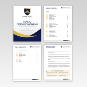 Dermatology Education Clinical Treatments workbook New Word Template Design Project | Word Template Design by Creative Jiniya