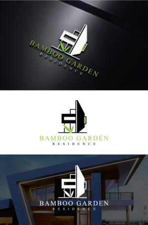 Bamboo Garden (first line) Residence (the second line) | Logo Design by step forward 2