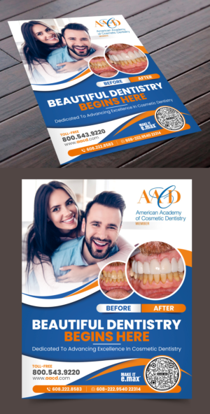 Dental Lab advertising to cosmetic dentist | Flyer Design by Fat Bat Man