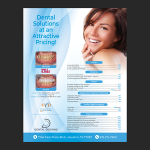 Dental Lab advertising to cosmetic dentist | Flyer Design by Emmanuel Creations