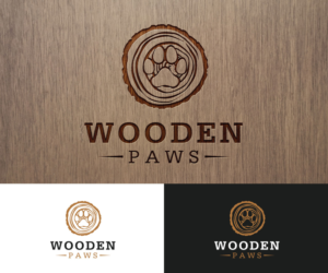 Wooden Paws | Logo Design by Iris 3