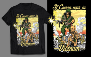 If Conan was in Vietnam | T-shirt Design by SAI DESIGNS