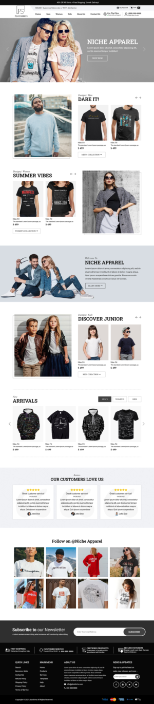 Niche Apparel business needs BigCommerce Site Design | BigCommerce-Design von Titan Eagle