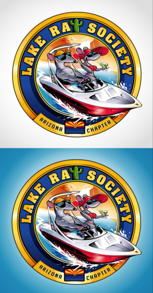 Lake Rat Society - Arizona Chapter | Logo Design by Suprakash 3