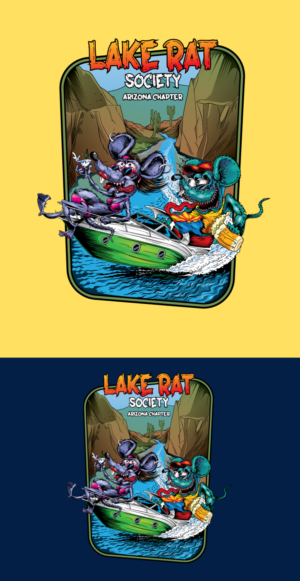 Lake Rat Society - Arizona Chapter | Logo Design by ally designs