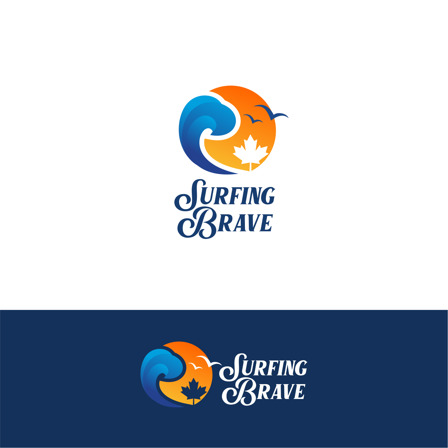 Logo-Design von ThiagoB für Surfing Brave | Design #26951424