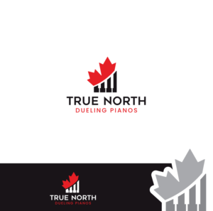 True North Dueling Pianos | Logo Design by ecorokerz