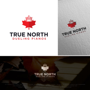 True North Dueling Pianos | Logo Design by cre8vpixDesign