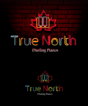 True North Dueling Pianos | Logo Design by n214008