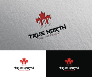 True North Dueling Pianos | Logo Design by Iris 3