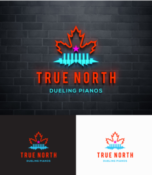 True North Dueling Pianos | Logo Design by step forward 2