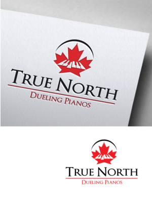 True North Dueling Pianos | Logo Design by HEAVEN ART