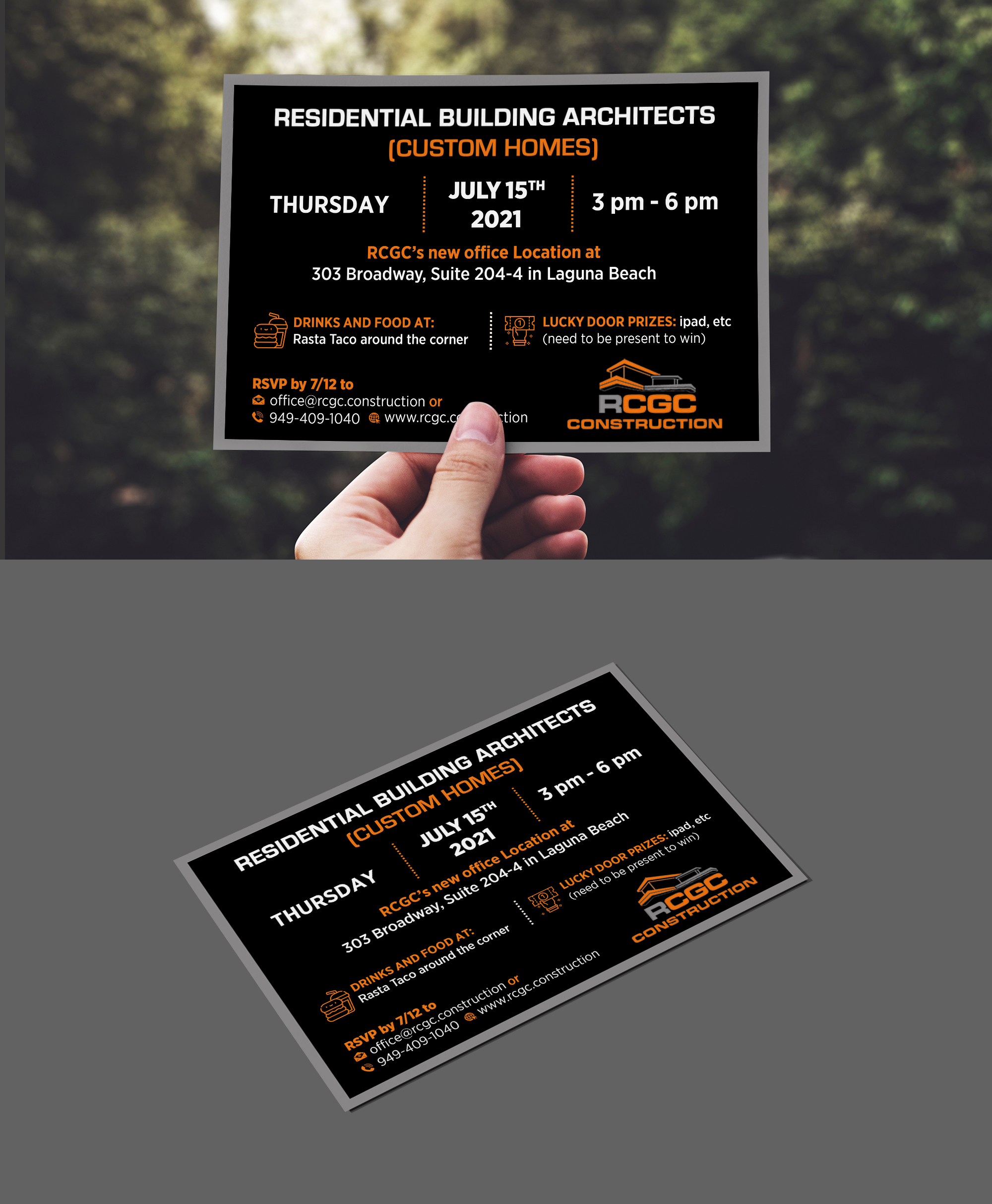 Invitation Design by GraphicsGuru for this project | Design #26962931