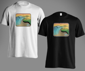 Aktiv Golf, where action sports blends with with the game of golf  | T-shirt Design by Andi Yan