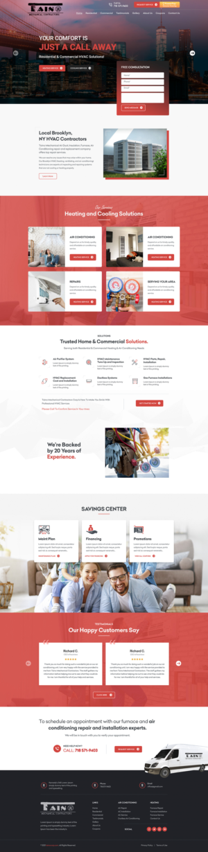 Web Design by Shijo John for this project | Design #26962664