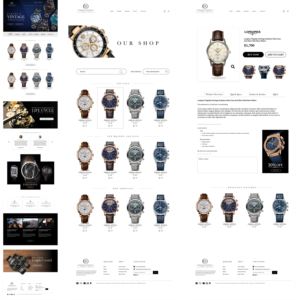 Ecommerce Site for High End Watch repair | Web-Design von Finley Johnson