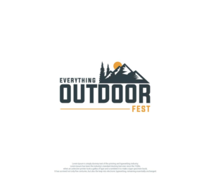 Everything Outdoor Fest | Logo-Design von ecorokerz