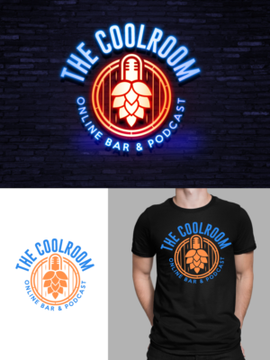 "The Coolroom - Online Bar & Podcast"  | Logo Design by Graphic Bricks