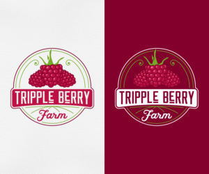 Tripple Berry Farm | Logo Design by ACK Design