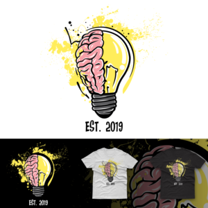 Half bulb ?? half brain ?? isom shirt  | T-shirt Design by duatitik.std