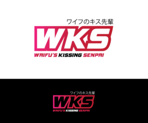 Waifu's Kissing Senpai | Logo-Design von makerlogoz