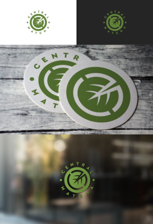 Central Matcha | Logo-Design von Paperfox Designs