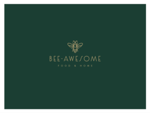 Be-Awesome:) or Bee-Awesome | Logo-Design von wonderland