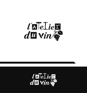 L'atelier du vin | Logo Design by Fat Bat Man