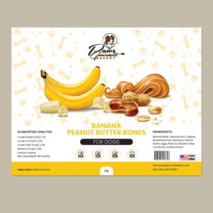 Grain Free Baked Dog Treat Labels | Label Design by Fat Bat Man