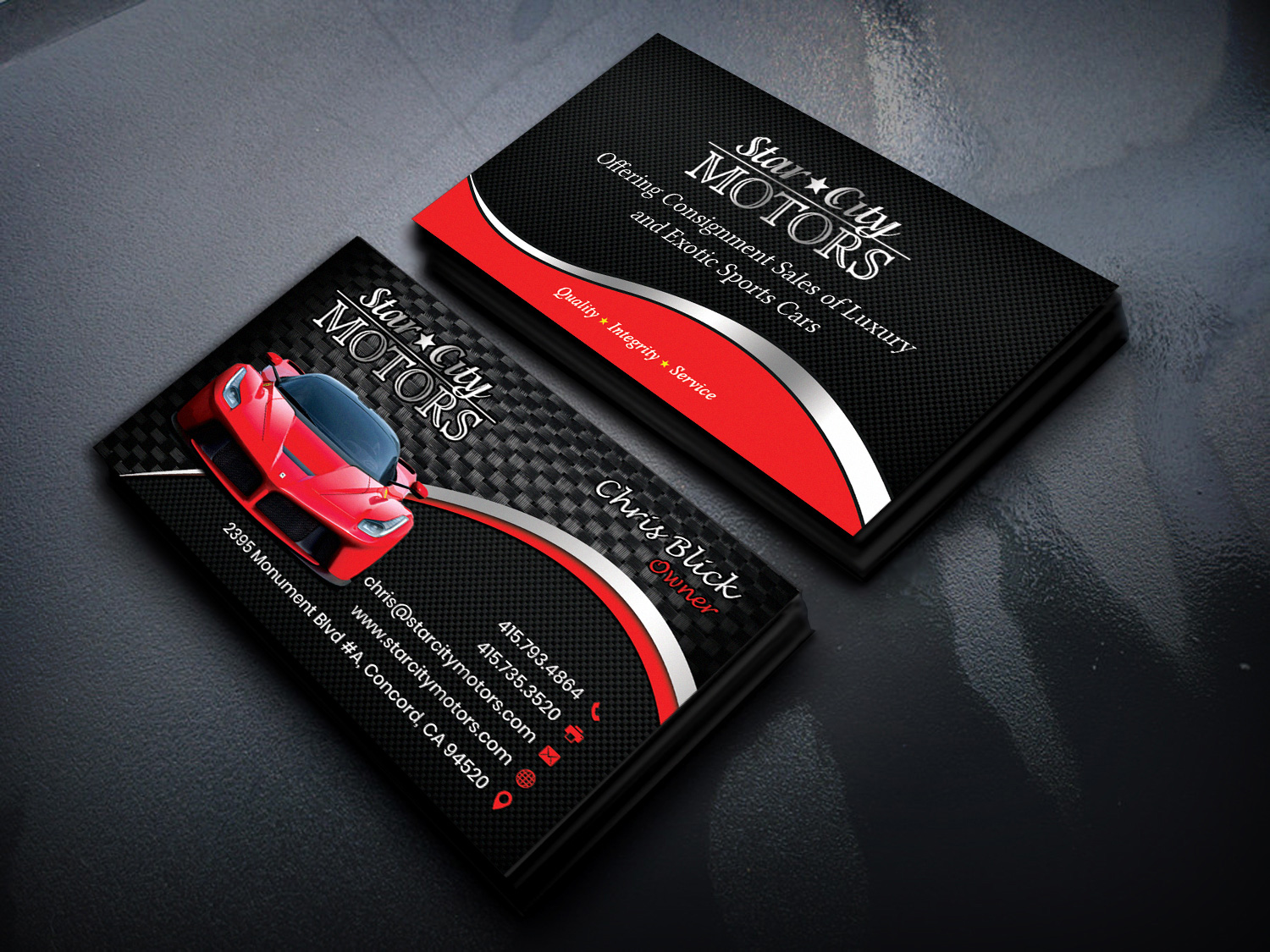 Business Card Design by Sandaruwan for STAR CITY MOTORS | Design #27033499