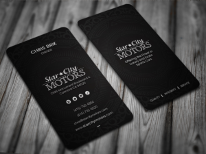 Business Card Design by SyncFuse™ Solutions for STAR CITY MOTORS | Design #26992282