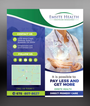 Flyer Design by rkailas for Emsite Health | Design #26989862