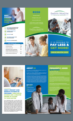 Flyer Design by BLUE WINGS for Emsite Health | Design #26991262