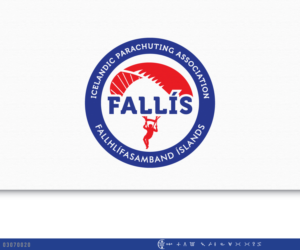 FALLÍS / Fallhlífasamband Íslands / Icelandic Parachuting Association | Logo Design by AD-X