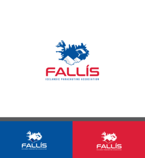 FALLÍS / Fallhlífasamband Íslands / Icelandic Parachuting Association | Logo Design by ecorokerz