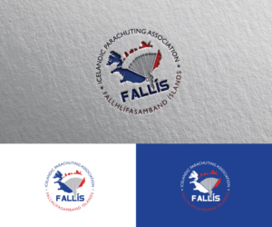 FALLÍS / Fallhlífasamband Íslands / Icelandic Parachuting Association | Logo Design by Iris 3