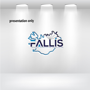 FALLÍS / Fallhlífasamband Íslands / Icelandic Parachuting Association | Logo Design by uitaki