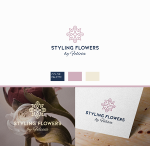 1. Flowers and Styling by Felicia OR Styling Flowers by Felicia | Logo Design by HYPdesign