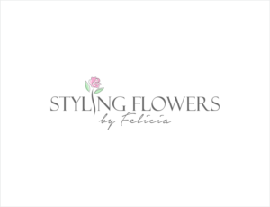 1. Flowers and Styling by Felicia OR Styling Flowers by Felicia | Logo Design by BNdesigner