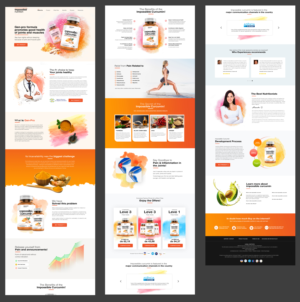 New and Fresh Website Design for a Curcumin Supplement | Web Design by Blue Sparrow