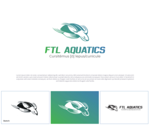 FTL Aquatics                                    Cursitemus [o] lepus/cunicule | Logo-Design von exoddinary