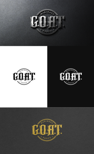 G.O.A.T. Marinade or Sauce | Logo Design by GLDesigns