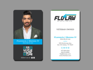 Business Card Design by RENEXIT for Florencio J Moreno IV | Design #27019974