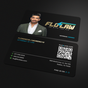 Flo4Law Business Card | Business Card Design by Sandaruwan