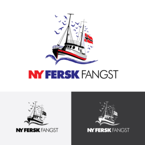 "Ny fersk fangst" | Logo Design by DAVIDEZIGN