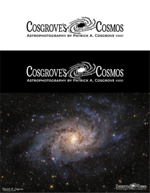 Cosgrove's Cosmos , Astrophotography by Patrick A. Cosgrove ©2021 | Logo Design by Brandão